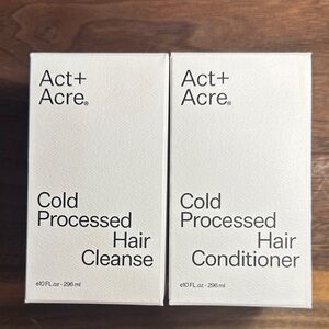 Cold Processed Hair Cleanse and Conditioner Set - White
